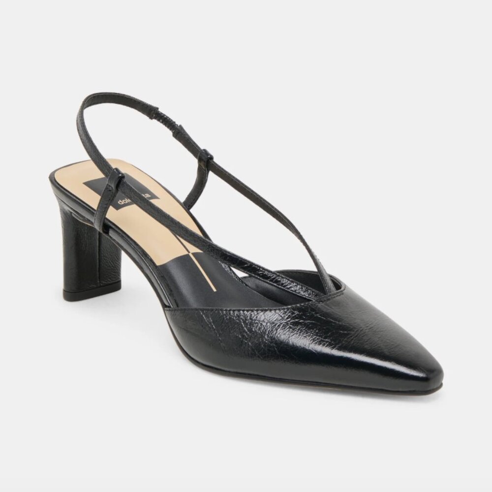 Dolce Vita | Ginay Black Leather Heels
